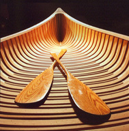 Island Falls Canoe - Custom Made Wood and Canvas Canoes 