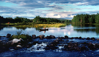 Island Falls Custom Canoe