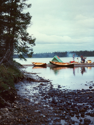 Island Falls Canoe - Custom Made Wood and Canvas Canoes ...