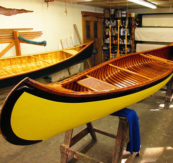 Island Falls Canoe - Custom Made Wood and Canvas Canoes ...